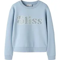 Name it Sweatshirt 'NKFKASTO' lyseblå / sølv / hvid