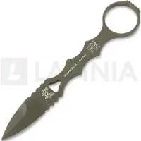 Benchmade Mini SOCP Spear Point kniv, olivengrønn