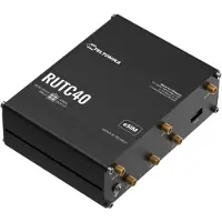 Teltonika RUTC40 - Trådløs router - WWAN 4-port switch - 1GbE, PPP Dual Band - 3G, 4G, 2G - DIN monterbar på skinne, væg-monterbar, overflademonterbar