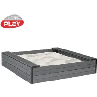 NSH Nordic Sandkasse WPC 120 x 120 x 24 cm NORDIC PLAY (210-942)