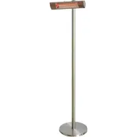 NSH Nordic HORTUS Terrassevarmer gulvmodel 1500 W, GT, sølv (211-398)