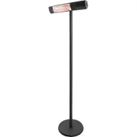 NSH Nordic Terrassevarmer 500/1000/1500W gulvmodel, remote, RGT HORTUS, sort (211-410)