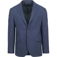 Suitable Tweed Blazer Mid Blå måle