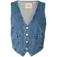 Levi's Vest 'Tailored Vest Denim' blue denim