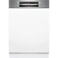 Bosch SMI4ECS28E - Opvaskemaskine - Sort, Rustfrit stål