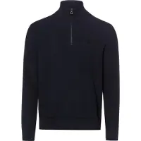 Ralph Lauren Polo Ralph Laurentil mænd. 710B18060004 Navy strikket trøje i bomuld og piqué (L), Casual, Lange ærmer, Blå