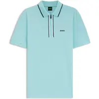 BOSS Philix 10272836 Green Kortærmet Polo