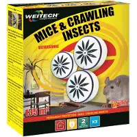 Weitech Ultralydsskadedyrsafvisende Sæt 3 Enheder