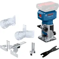 Bosch GLF 18V-8, Børstefri, Sort, Blå, 30000 rpm, 6, 6.35 (1/4), 8 (5/16), 10000 rpm, 89 dB - SOLO
