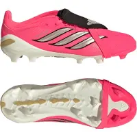 Adidas Predator Elite Fold-over Tongue FG Road to Glory - Pink/Sølv/Sort Børn - Græs (FG), størrelse 34