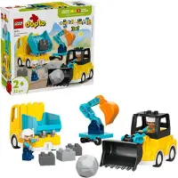 LEGO DUPLO Town 10475 3-i-1 Entreprenørmaskiner