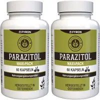 IncHealth GmbH Parazitol - 120 kapsler (2-pak) - Schweizisk formel - 22 vitaminer & mineraler - Plantebaseret kompleks