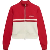 Superdry Superdrytil kvinder. W2012421B Rød Essential træningsjakke (S), Casual, Polyester