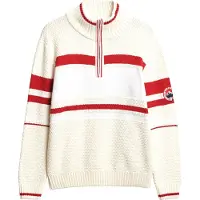 Superdry Superdrytil kvinder. W6110660A Intarsia marineblå trøje (XS), Casual, Bomuld