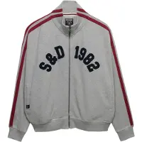 Superdry Superdrytil kvinder. W2012615A Athletic Loose Jacket grå (S), Casual, Sport, Bomuld