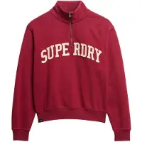 Superdry Superdrytil kvinder. W2012259A Sweatshirt Athletic Ess Applique rød (L), Casual, Bomuld