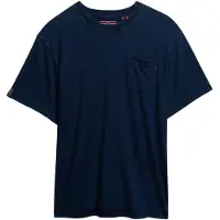 Superdry Superdrytil mænd. M1012096A Merchant Pocket-T-shirt i marineblå (M), Casual, Bomuld, Korte ærmer