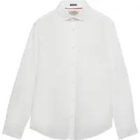 Superdry Cut Away Poplin Skjorte Med Lange ærmer