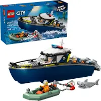 LEGO Politibåd på forbryderjagt 60456