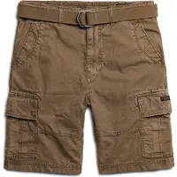 Superdry Superdrytil mænd. M7110434A Cargo shorts Kraftig brun (30), Casual, Bomuld