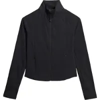 Superdry Superdrytil kvinder. W2012388A Studios Fitted Jacket sort (M), Casual, Bomuld, Lange ærmer