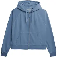 Superdry Superdrytil kvinder. W2012543A Studios Relaxed hættetrøje blå (XL), Casual, Bomuld