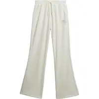 Superdry Superdrytil kvinder. W7011274A Country Club Velour Straight beige bukser (M), Casual, Syntetisk