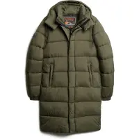 Superdry Superdrytil mænd. M5011759A Ripstop grøn quiltet frakke (M), Casual, Polyester, Bæredygtig