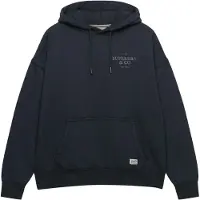 Superdry Superdrytil kvinder. W2012691A Luxe Casual Relaxed hættetrøje marineblå (S), Bomuld