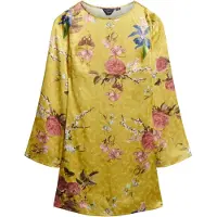Superdry Jacquard Flare Slv Langærmet Kort Kjole