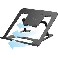 Fellowes Alumia - Stander til notebook - transporterbar - 15 - sort
