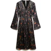 Superdry W8011795a Langærmet Midi-kjole