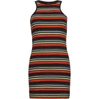 Superdry Superdrytil kvinder. W8011412A Vintage Stripe Racer logokjole multicolour (XS), Casual, Flerfarvet, Bomuld, Uden ærmer/stropper