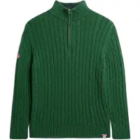 Superdry Superdrytil kvinder. W6110607A Grøn Henley-rugbytrøje (M), Casual, Bomuld, Lange ærmer