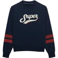 Superdry Varsity Script Loose Crew Sweatshirt