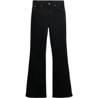 Superdry Superdrytil kvinder. W7011261A Jeans High Rise Flare sort (28/30), Casual, Bomuld
