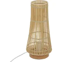 Atmosphera bordlampe i bambus MAHE, 38 cm