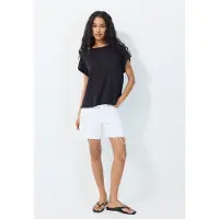 Stradivarius B06 Basic T-Shirt Med Sænkede Ærmer 0-001 S
