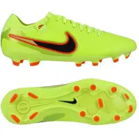 Nike Tiempo Legend 10 Pro Fg Max Voltage - Neon/sort - Græs (Fg), størrelse 38