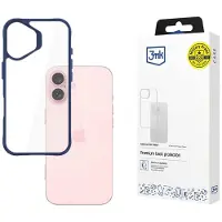 3MK Satin Armor Case+ Blå til Apple iPhone 16 – gennemsigtig