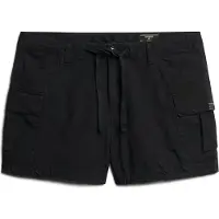 Superdry Superdrytil kvinder. W7110424A Cargo shorts sort (XS), Casual, Bomuld