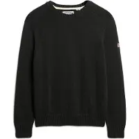 Superdry Superdrytil kvinder. W6110609A Sort slouchy jumper (L), Casual, Bomuld