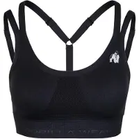 Gorilla wear Whitney sømløs sports-BH sort