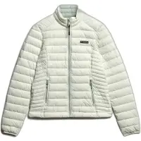 Superdry Superdrytil kvinder. W5011835A Fuji Lite Jakke hvid (XS), Casual, Genanvendt nylon