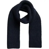 Superdry Superdrytil kvinder. W9310052A Essential marineblå riflet halstørklæde (OSFA), Casual, Nylon