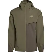 Adidas - Vandretøj - Multi 2L Rain Jkt M Olive Strata til Unisex - Størrelse XL - Kaki