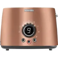 Sencor STS 6056GD, 2 skive(r), Guld, Knapper, Dreje, LCD, 1000 W, 220 - 240 V