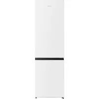 Hisense RB435N4BWE - Køleskab/fryser - bund-fryser - bredde: 59.5 cm - dybde: 59 cm - højde: 200.4 cm - 336 liter - Klasse E - hvid