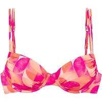 LASCANA Bikinioverdel creme / orange / pink