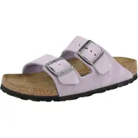 Birkenstock Pantoletter 'Arizona' sølvgrå